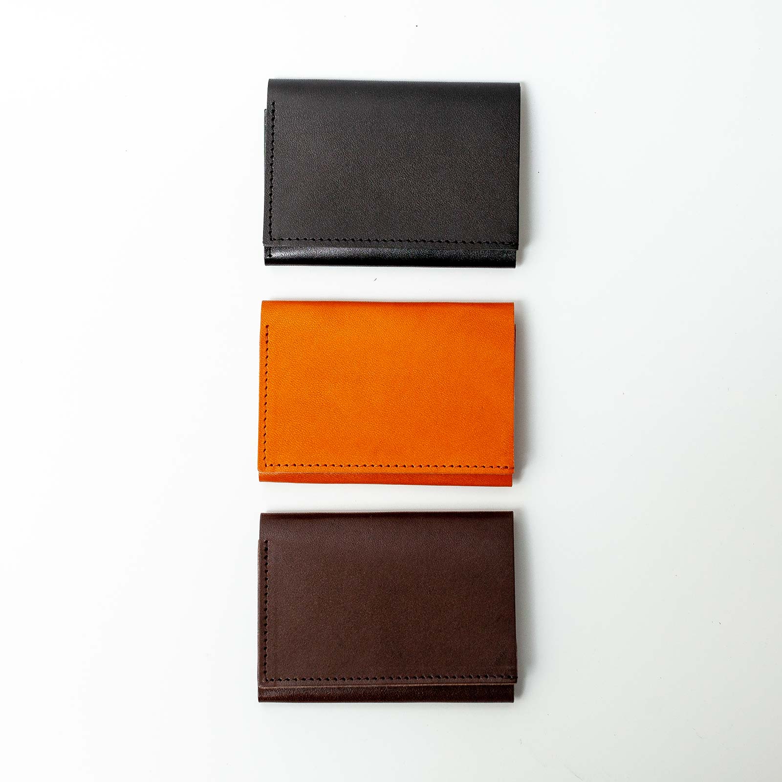 【栃木レザー】三つ折り財布