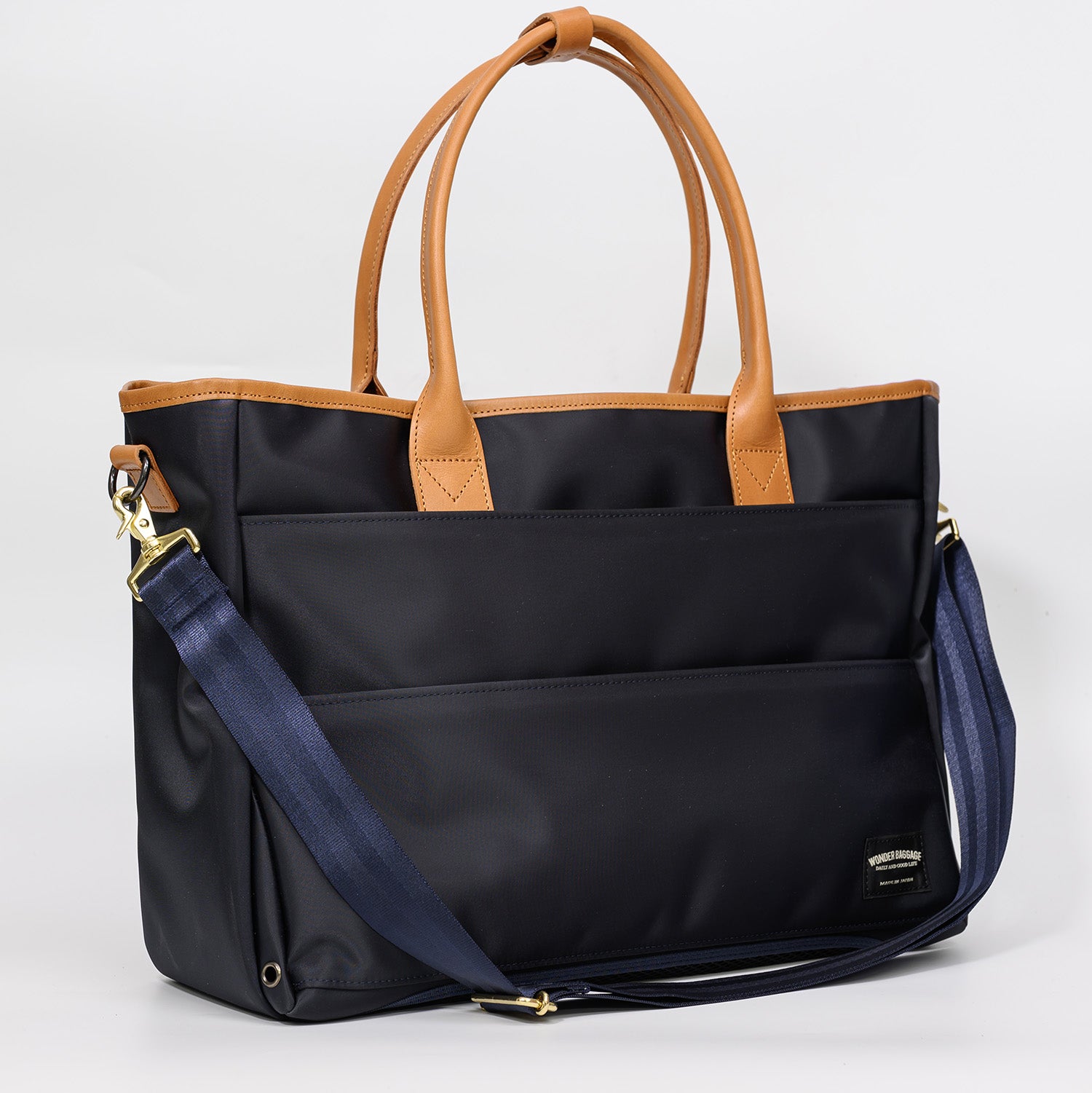 ネイビー ビジネスバッグ ショルダーストラップ付き ブリーフケース ナイロン ビジネスバッグ KIETH 全4色/ショルダー