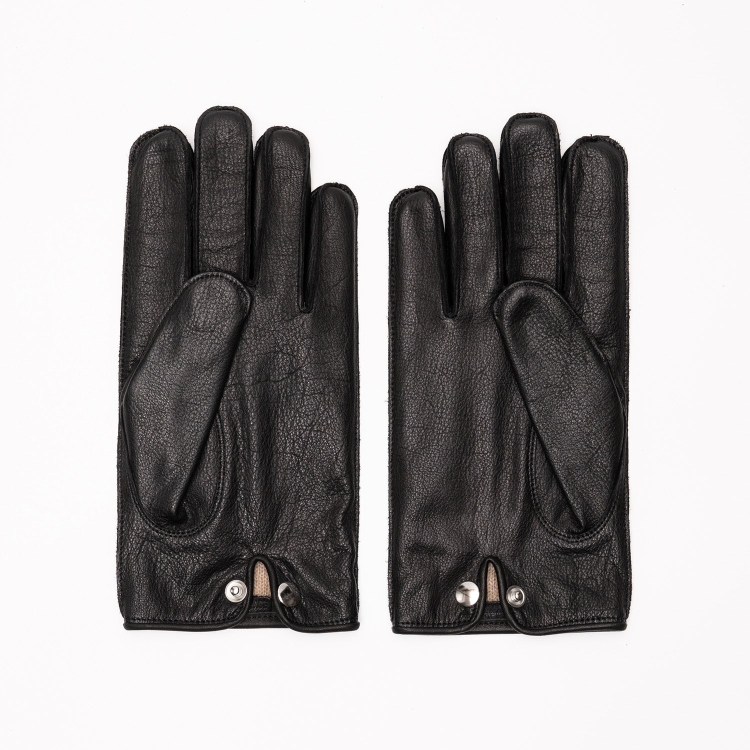 WONDER BAGGAGE レザーグローブ ホース＆カシミヤ Mサイズ ホースレザーグローブ [メンズ/洗濯可 / カシミア / ビジネス