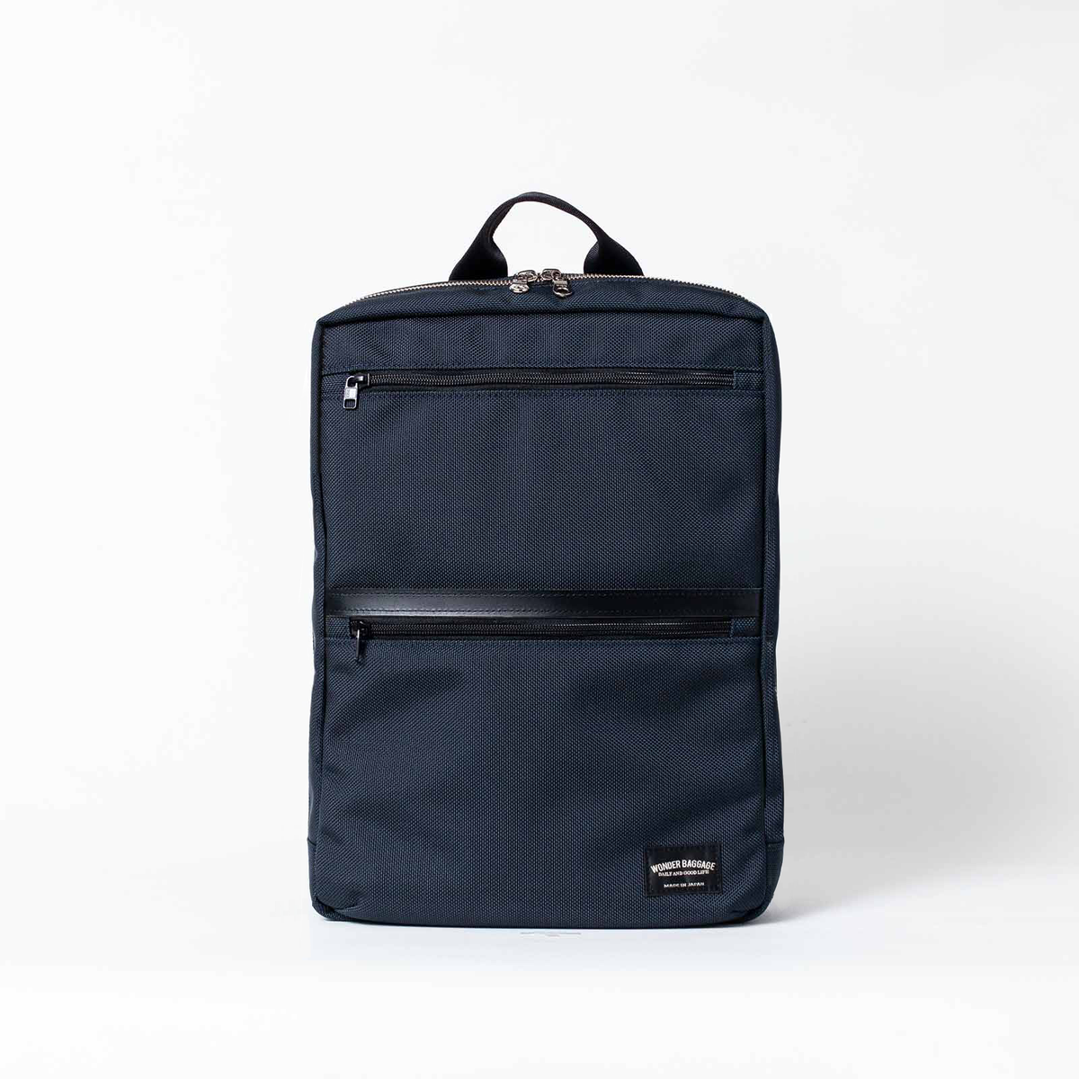 ★極美品★　WONDER BAGGAGE　NAVY　ビジネスリュック nv_94e92284-ec11-4a57-8918-