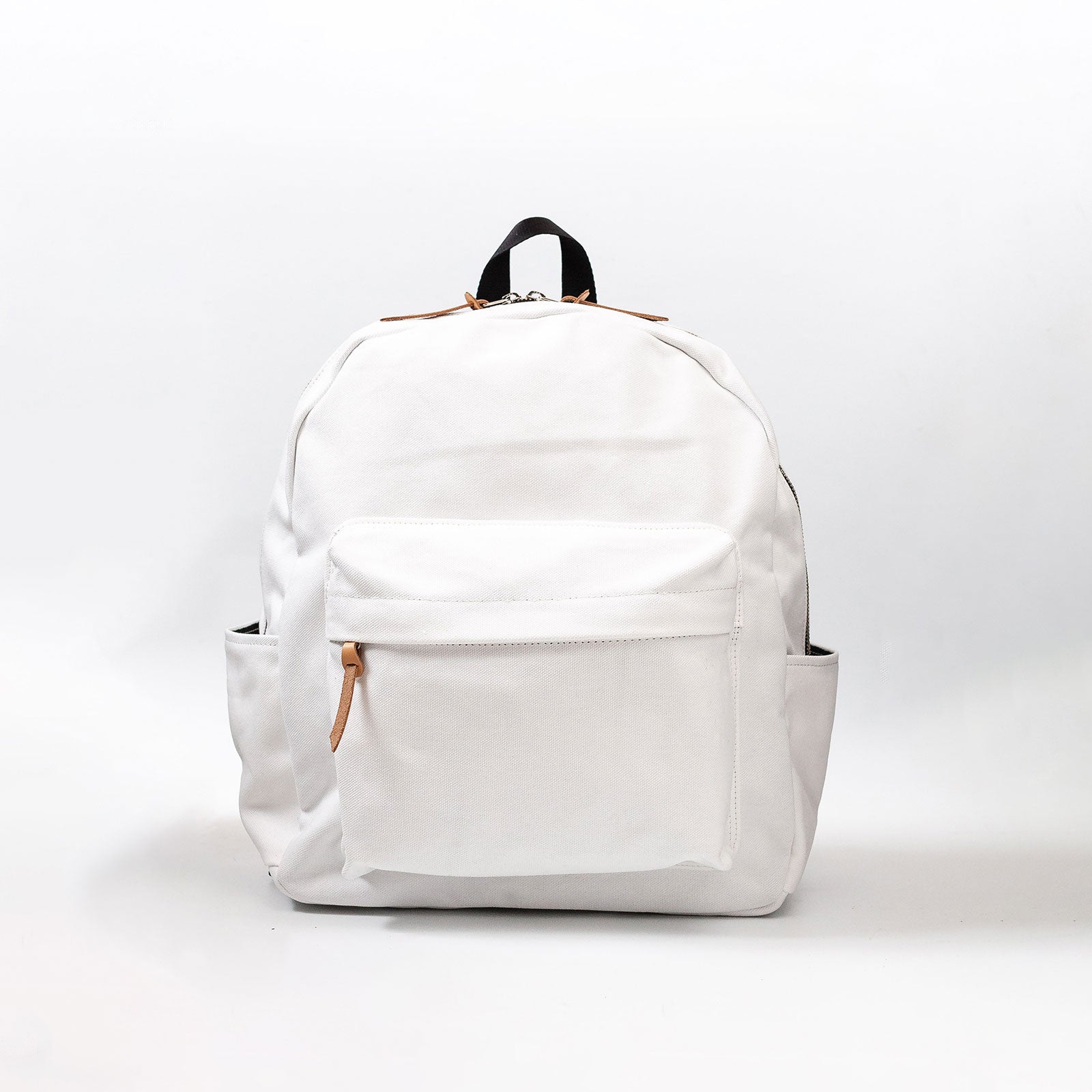 Plain discount white backpack