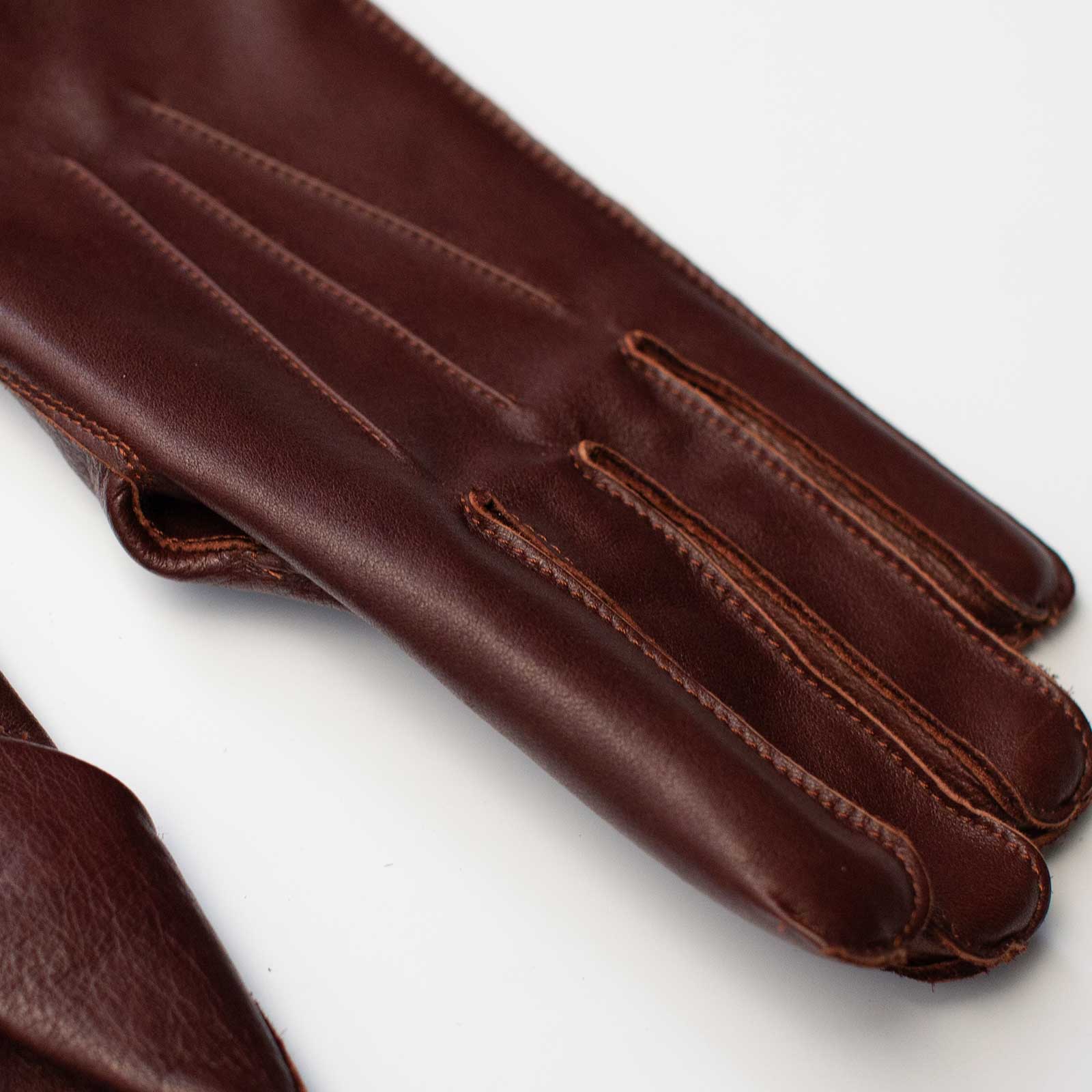 【カシミヤ】WASHABLE LEATHER GLOVES-[BUSINESS]