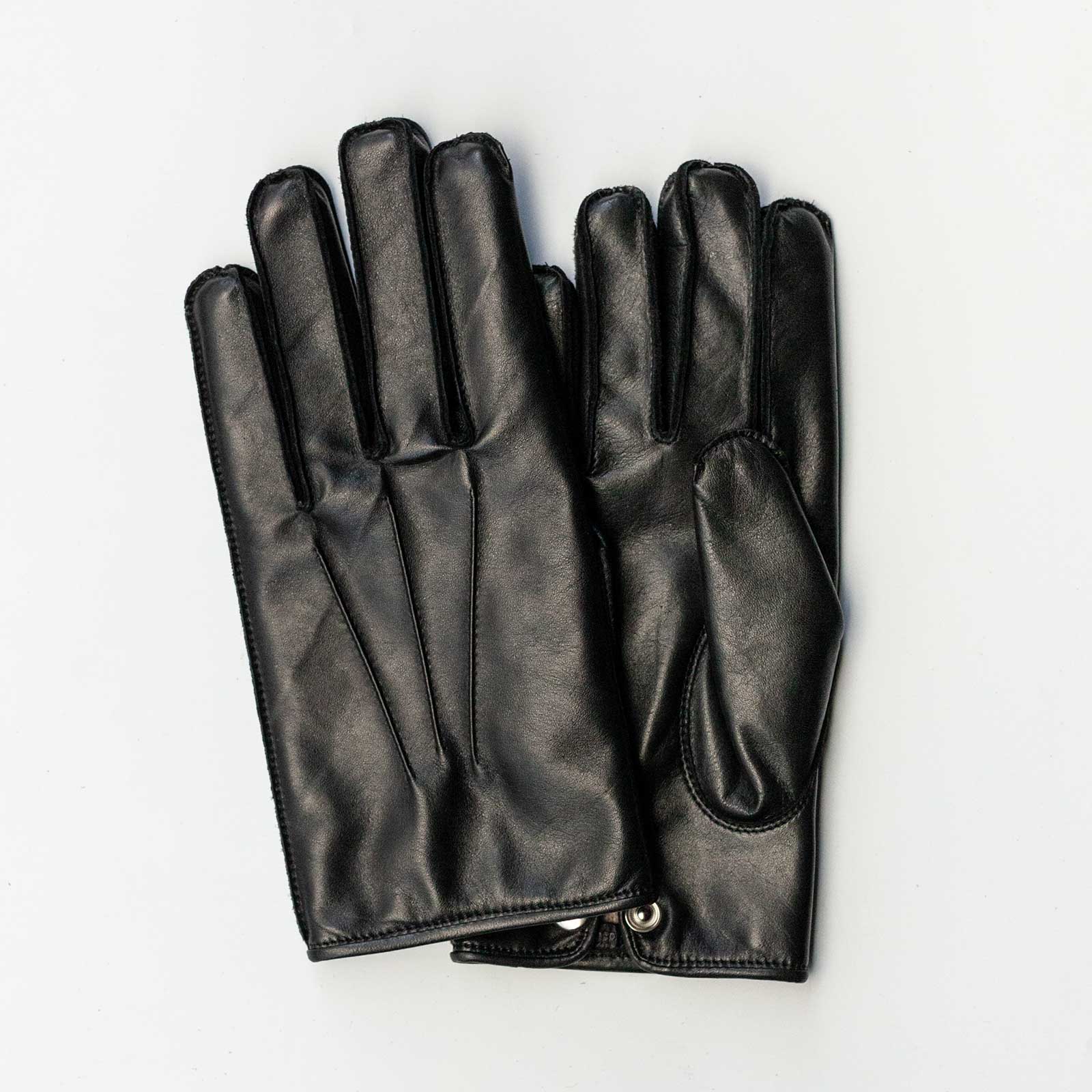 【カシミヤ】WASHABLE LEATHER GLOVES-[BUSINESS]