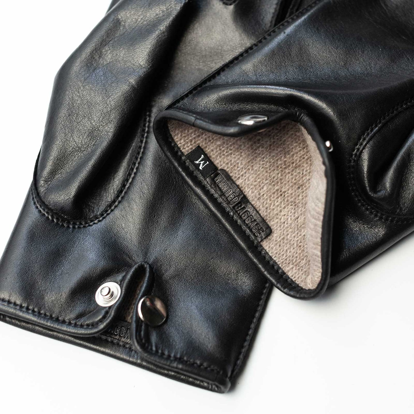 【カシミヤ】WASHABLE LEATER GLOVE-[BUSINESS]