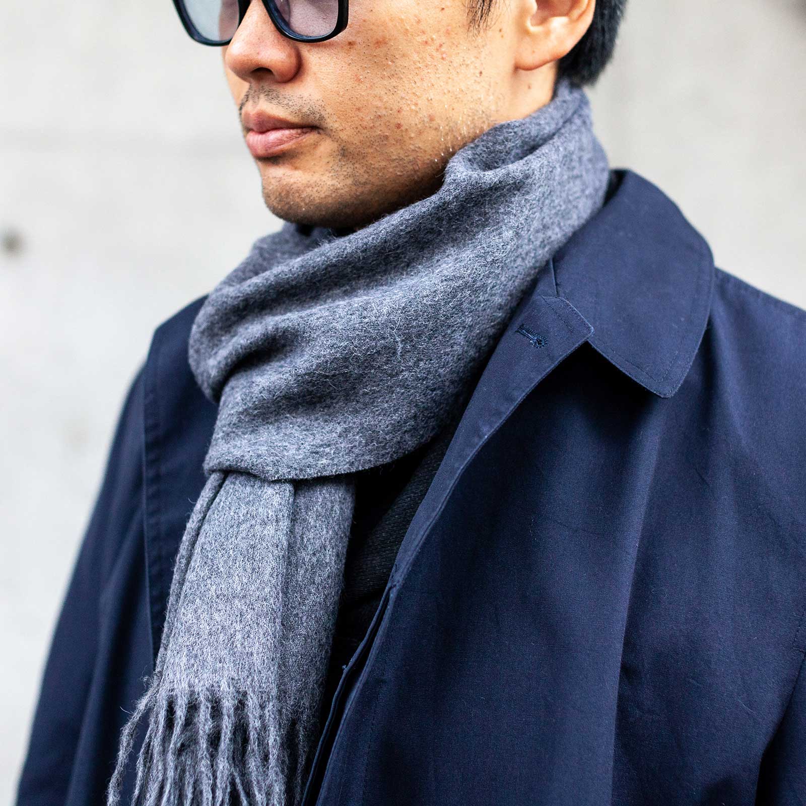 アルパカウールマフラー-Brushed Scarf- – WONDER BAGGAGE